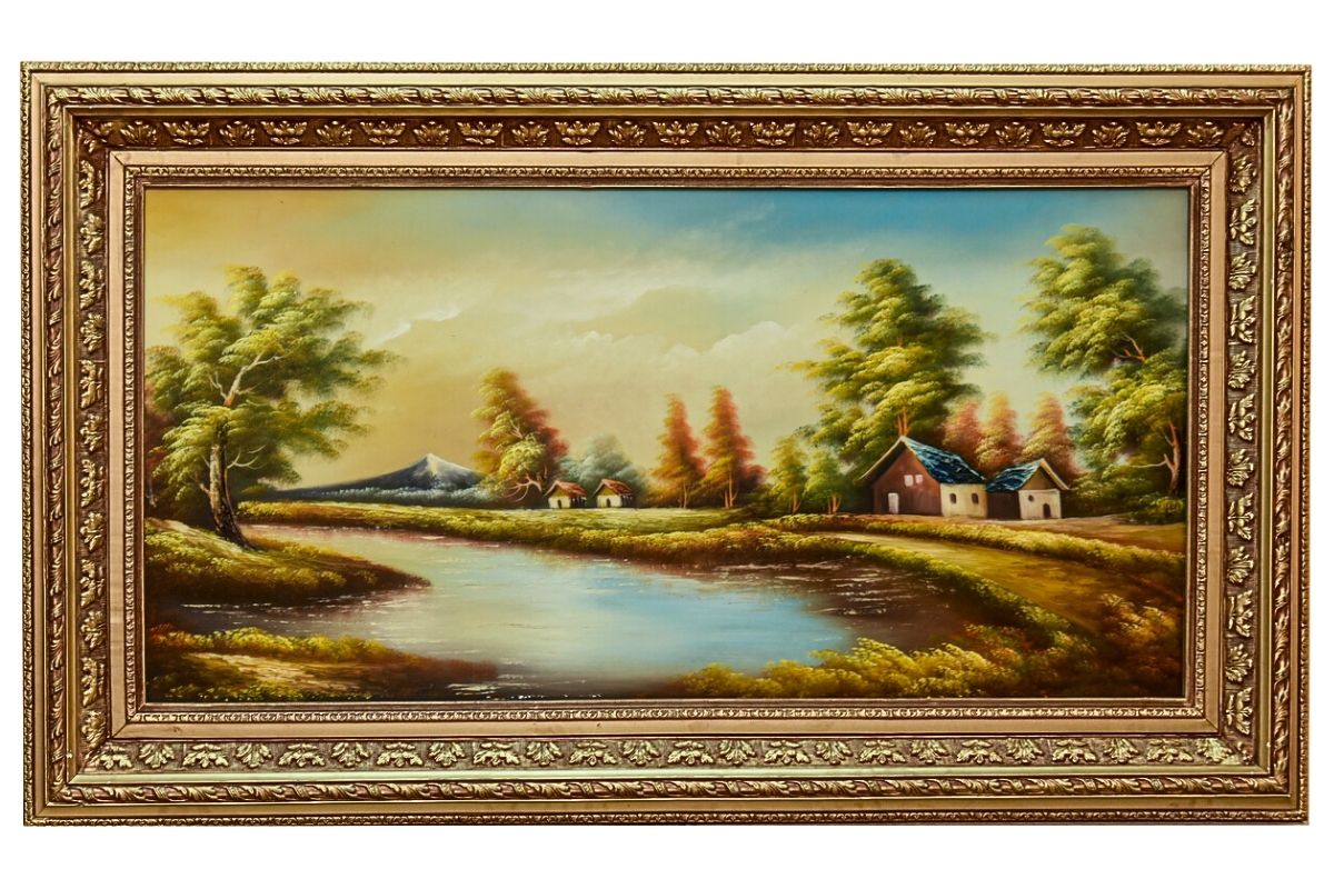 Ready to Hang Oil Painting, hotsell Small Landscape Painting