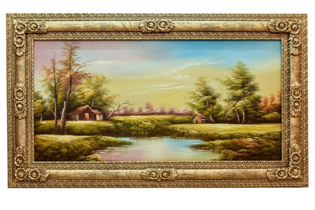 Tranquil Countryside Artwork Home Decor Wall Art High Quality Framed Painting