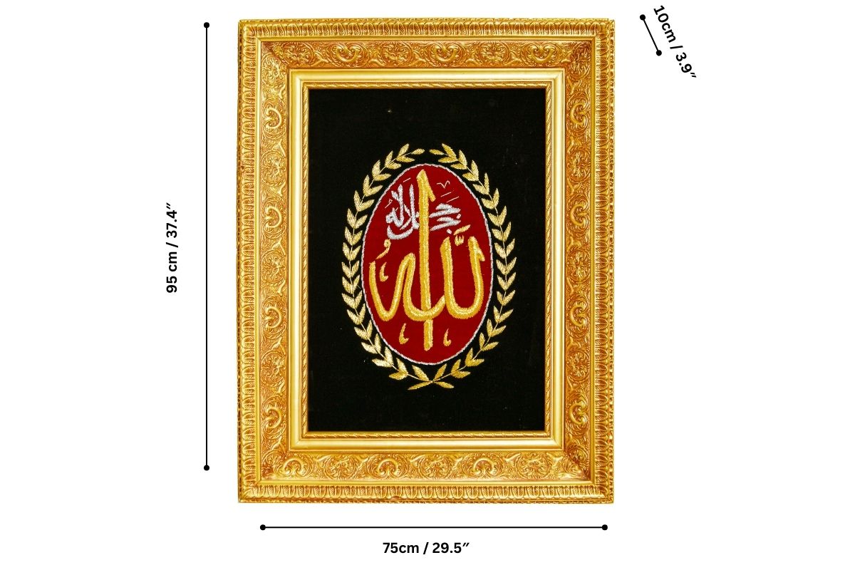 Ornate gold frame