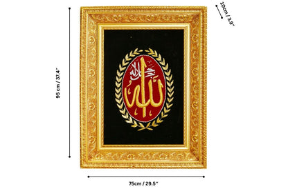 Ornate gold frame