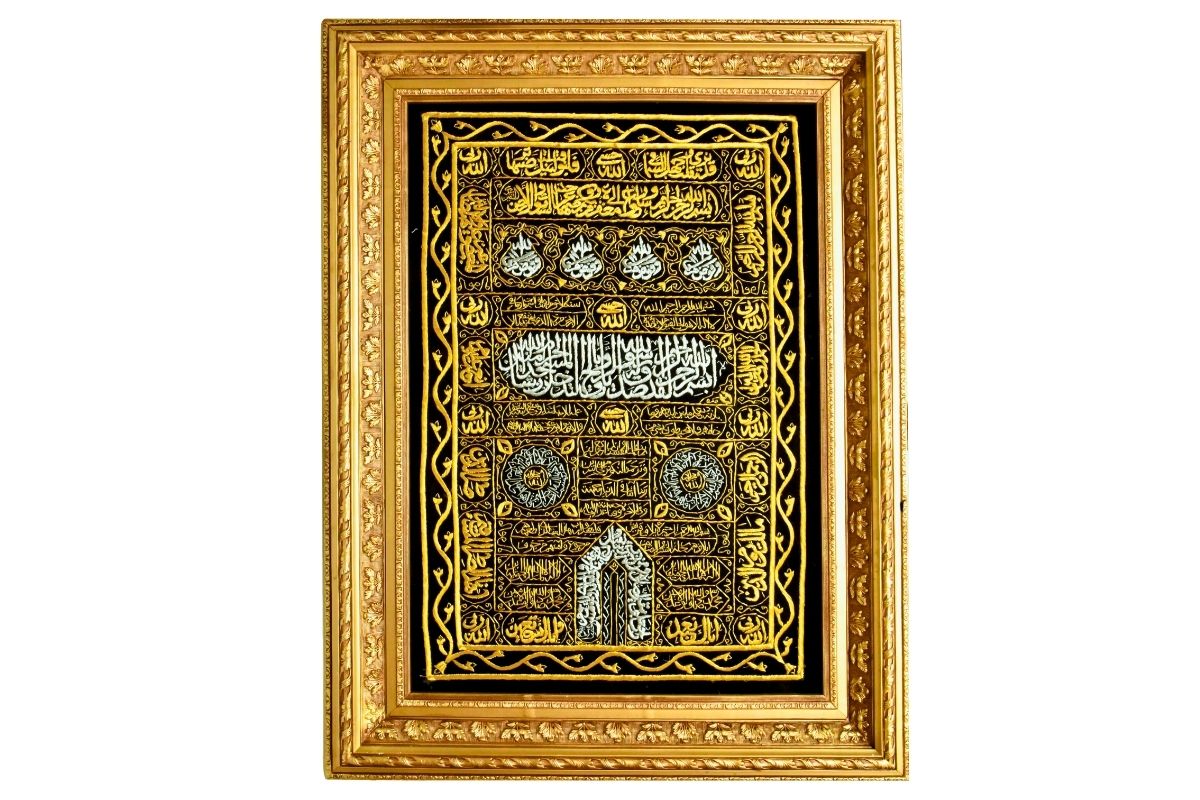 Kaaba Door Kiswa wall art